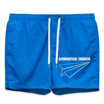 Ingénieur aéronautique Avion en papier - Short de bain - cobalt blue - Devant