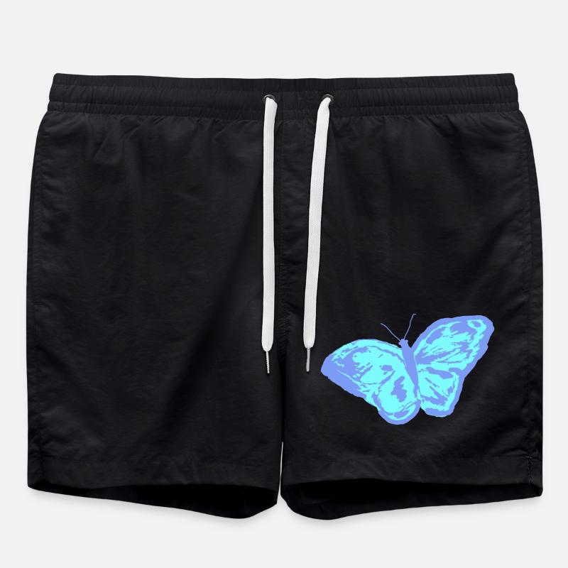 Butterfly - Swim Trunks - black