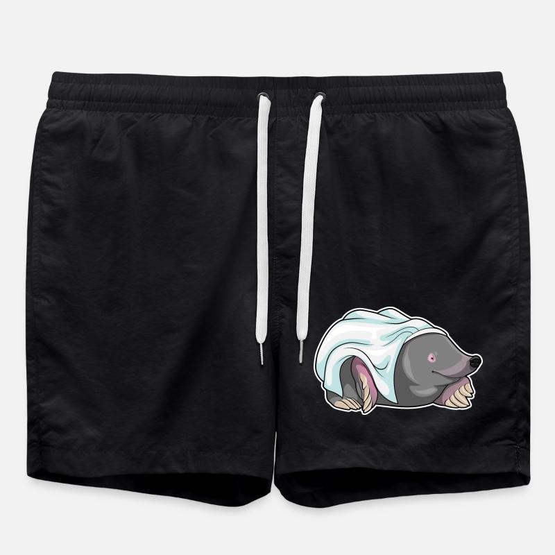 Mole Bridal Veil Wedding - Swim Trunks - black