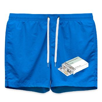 Antidepressants Cats - Anti Depressionen Pillen - Badeshorts - Cobalt blue - Vorne