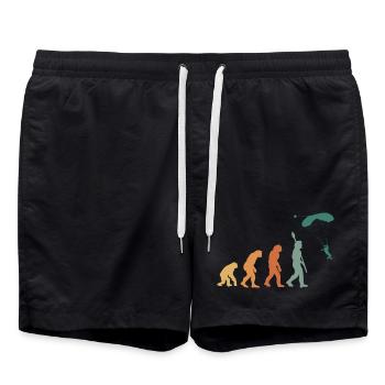 Parapente Evolution Retro - Short de bain - noir - Devant - AI Model Male 185 light (185cm)