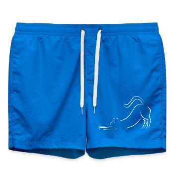 Dessin au trait de chat - Short de bain - cobalt blue - Devant
