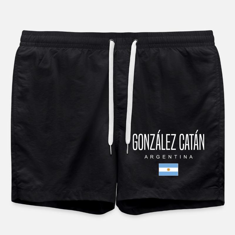 González Catán Argentina Argentinian - Swim Trunks - black