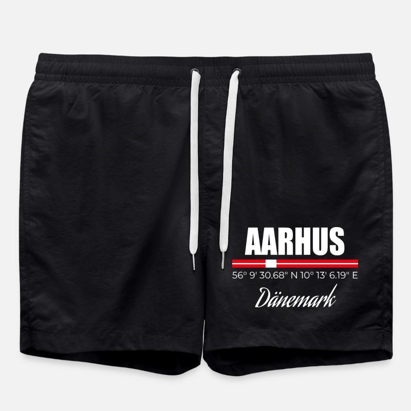 Aarhus - Short de bain - noir