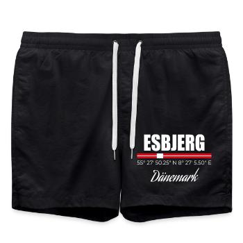Esbjerg - Swim Trunks - black - Front - AI Model Male 185 light (185cm)