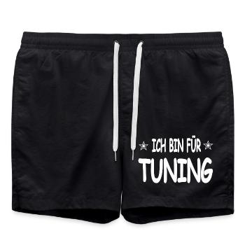 tuning - Swim Trunks - black - Front - AI Model Male 185 light (185cm)