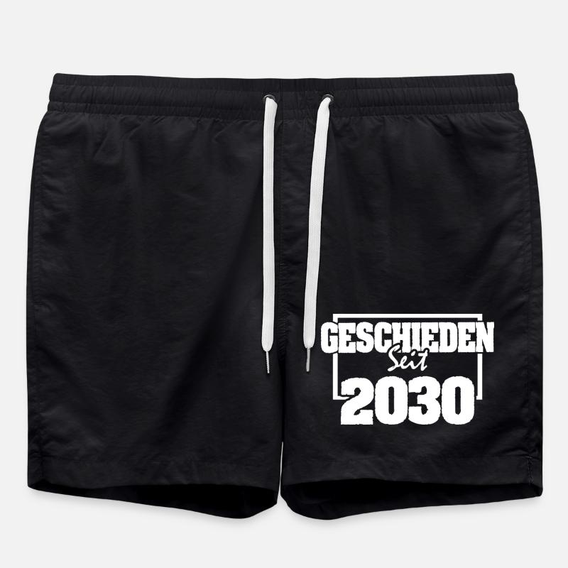 Mariage 2030 - Short de bain - noir