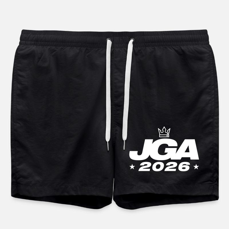 Jga 2026 Bachelor Party - Swim Trunks - black