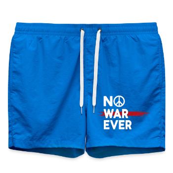 No War Ever Peace Peace Sign - Swim Trunks - cobalt blue - Front