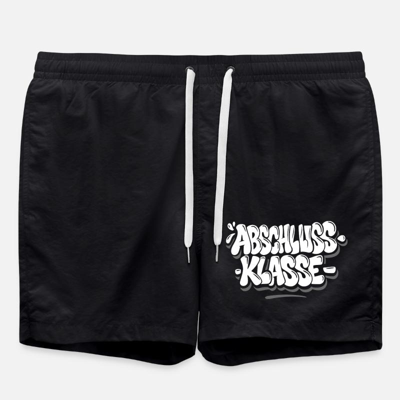 Abschlussklasse Graffiti - Badeshorts - Schwarz