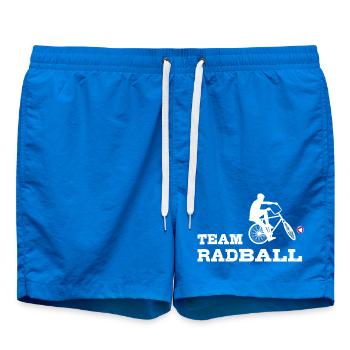 Team Radball, Radballer, Hallenradsport - Badeshorts - Cobalt blue - Vorne