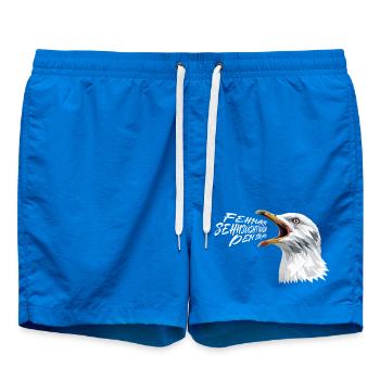 FEHMARN SEHNSUCHT NACH DEM MEER Lustiges - Badeshorts - Cobalt blue - Vorne