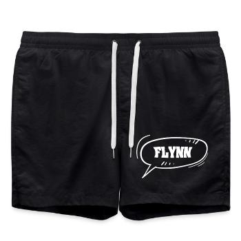 Flynn - Swim Trunks - black - Front - AI Model Male 185 light (185cm)