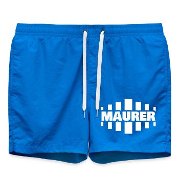 Métier de maçon - Short de bain - cobalt blue - Devant