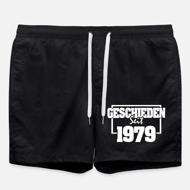 Sprueche 1979 - Badeshorts - Schwarz