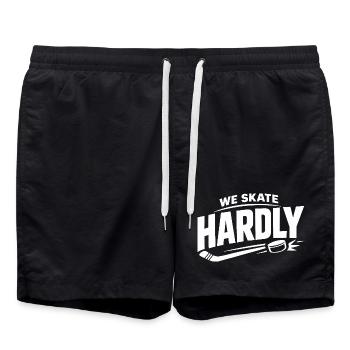 Ligue de la Bière Hockey Humour des joueurs drôles de hockey - Short de bain - noir - Devant - AI Model Male 185 light (185cm)