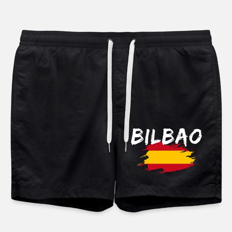 Bilbao, Espagne - Short de bain - noir