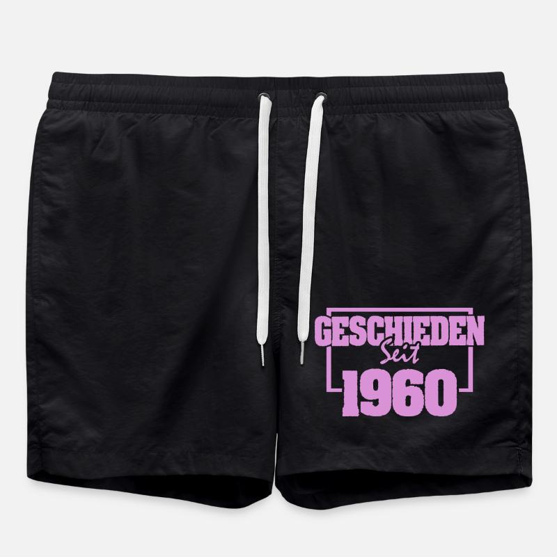 Scheidung 1960 - Badeshorts - Schwarz