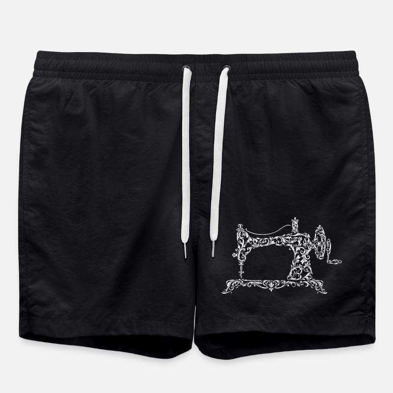 sewing machine - Swim Trunks - black