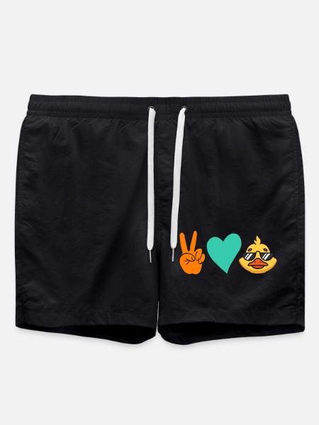 Ducks - Swim Trunks - black