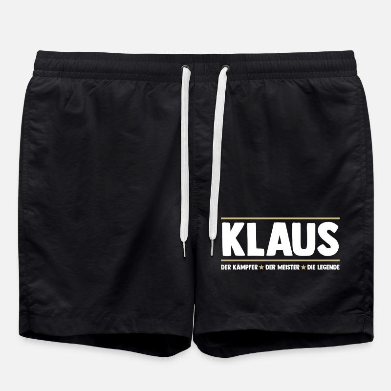 Klaus - Swim Trunks - black
