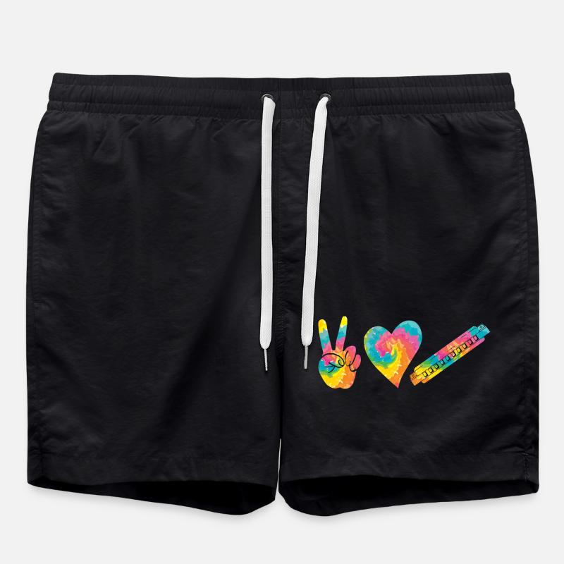 Harmonica Harmonica - Swim Trunks - black