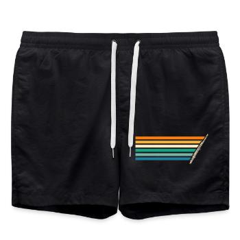 Flute player - Swim Trunks - black - Front - AI Model Male 185 light (185cm)