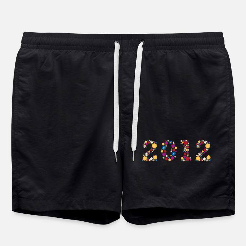 Flowers 2012 - Swim Trunks - black