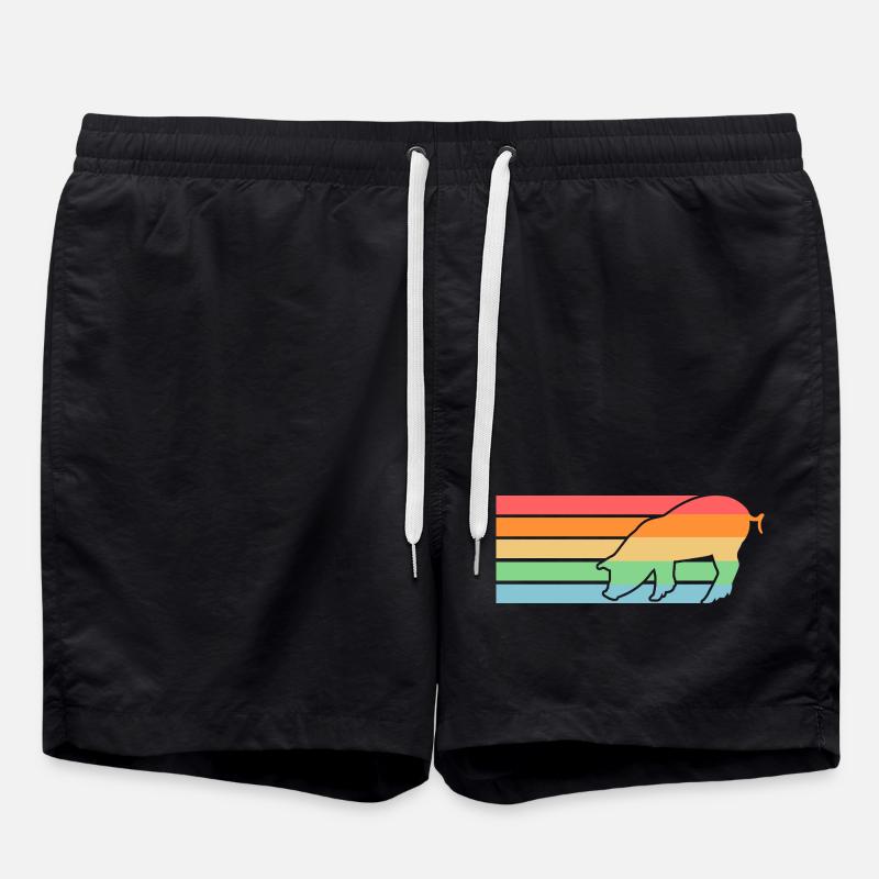 Cochon - Short de bain - noir