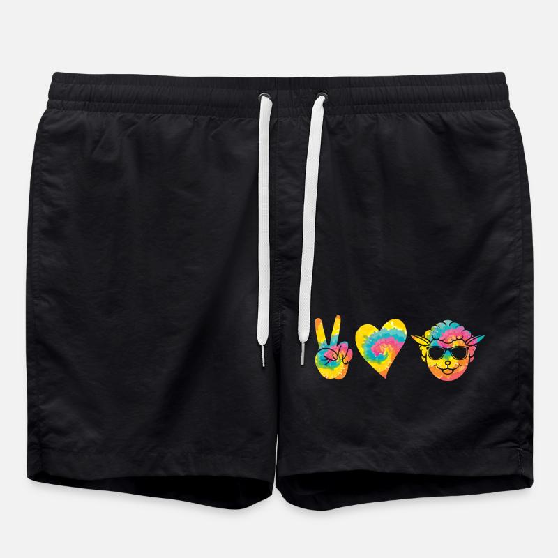 Schäfer Schaf - Badeshorts - Schwarz