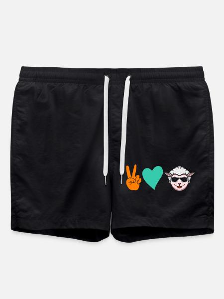Shepherd Sheep - Swim Trunks - black