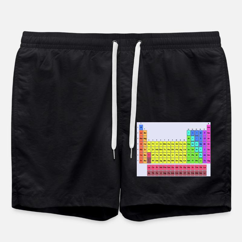 Periodensystem - Badeshorts - Schwarz