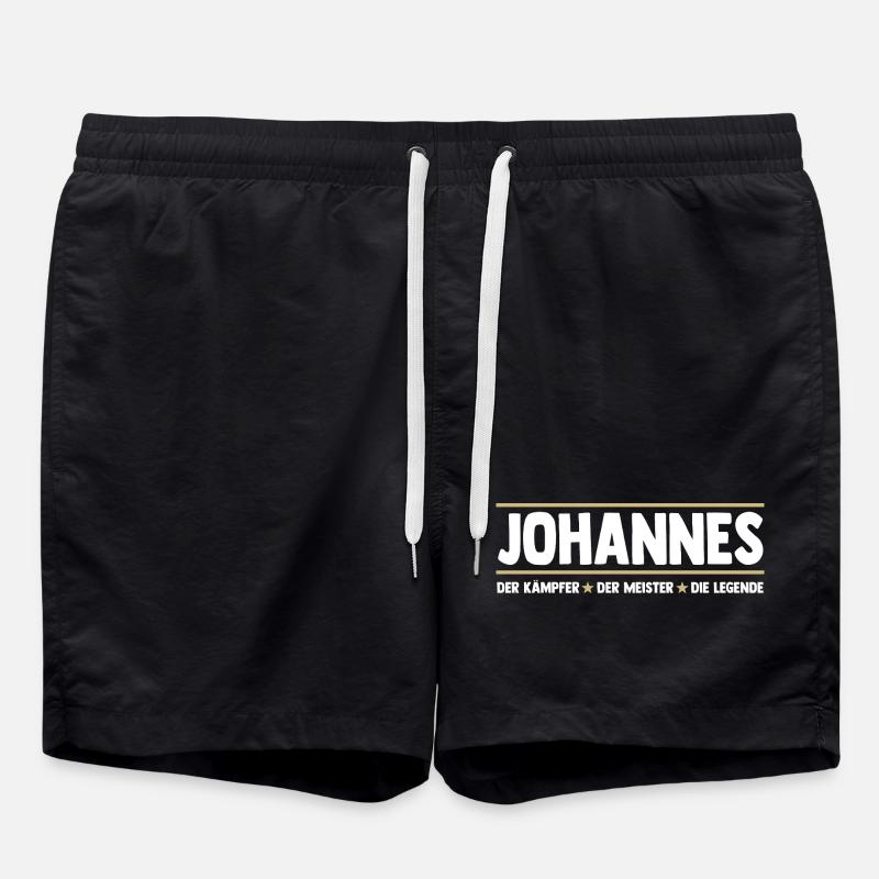 Johannes - Short de bain - noir
