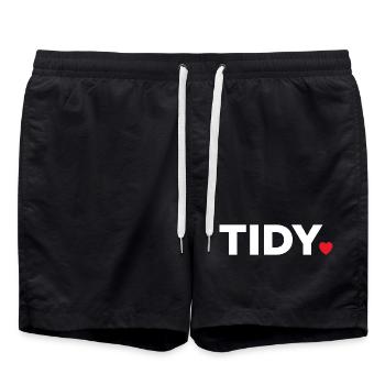 Ordonné - Short de bain - noir - Devant - AI Model Male 185 light (185cm)