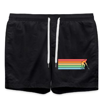 Field Hockey Players Field Hockey - Swim Trunks - black - Front - AI Model Male 185 light (185cm)