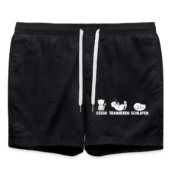 Fencing Fencing - Swim Trunks - black - Front - AI Model Male 185 light (185cm)