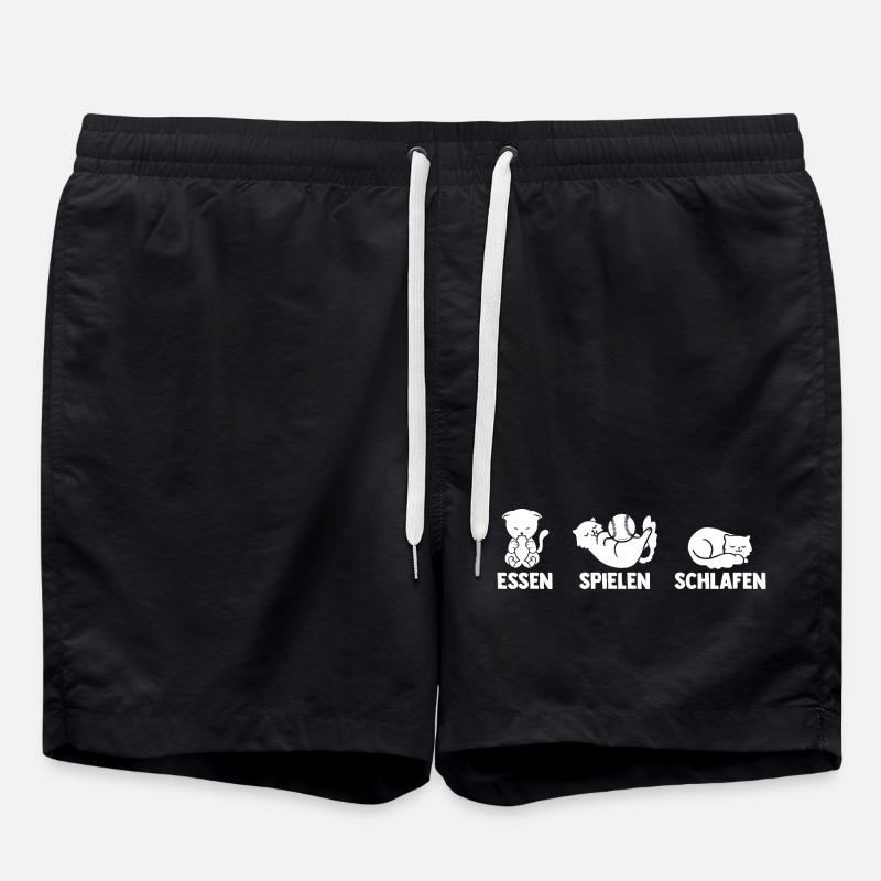 Joueur de baseball Baseball - Short de bain - noir