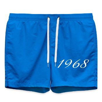 1968 Geburtstagsgeschenk, Original seit 1968 - Badeshorts - Cobalt blue - Vorne