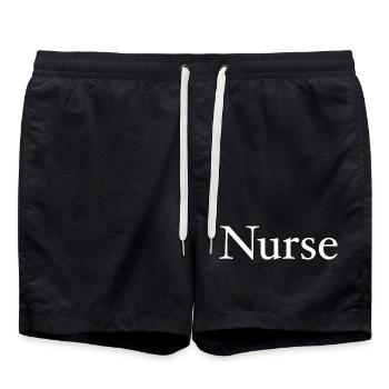 Best Nurse Ever - Infirmière - Nurse - Swim Trunks - black - Front - AI Model Male 185 light (185cm)
