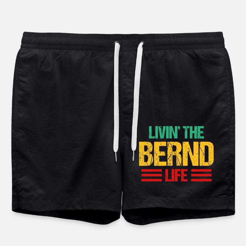 Bernd - Swim Trunks - black