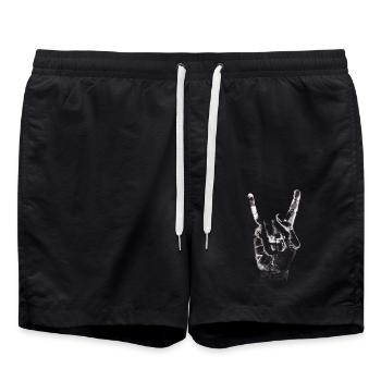 Rock and Roll - Short de bain - noir - Devant - AI Model Male 185 light (185cm)