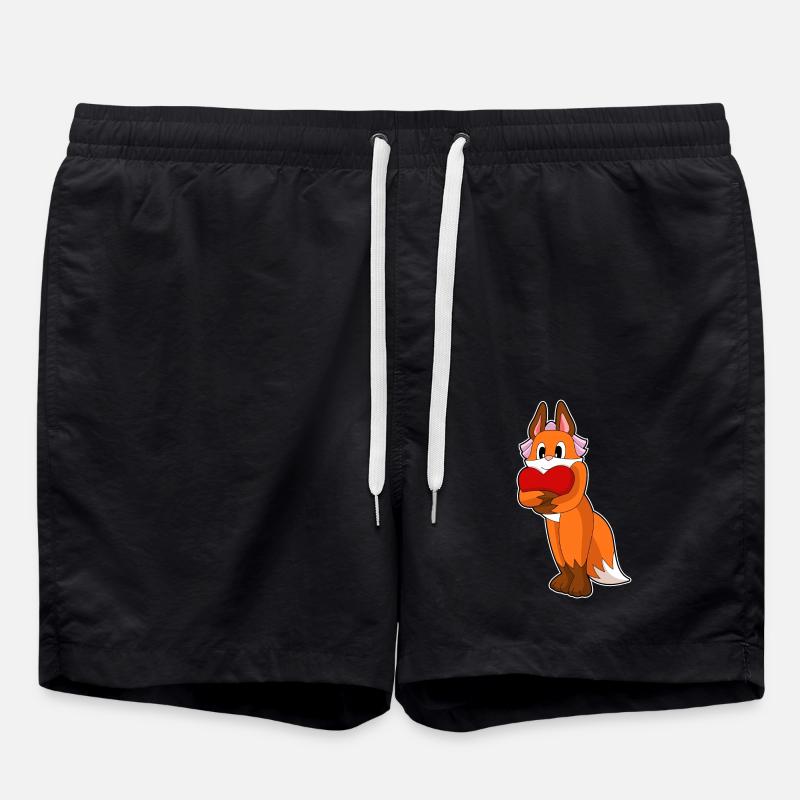 Mariage Fox Bride Heart - Short de bain - noir