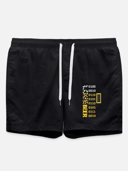 LOVE BEER BINARY 400 - Badeshorts - Schwarz