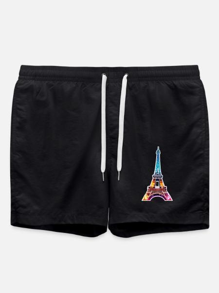 Eiffel tower #12 - Short de bain - noir