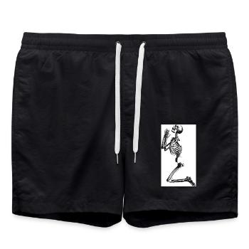pray - Swim Trunks - black - Front - AI Model Male 185 light (185cm)