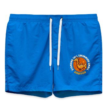 STANDING TALL SWIMMING SMALL - GIRAFFE AND FISH - Swim Trunks - cobalt blue - Front