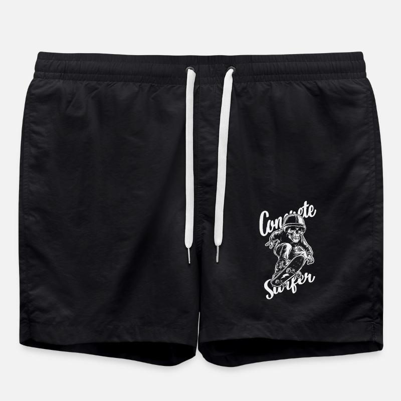 Concrete surfer - Swim Trunks - black