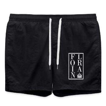 Florian - Swim Trunks - black - Front - AI Model Male 185 light (185cm)