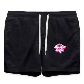 Geschenk zum 10. Geburtstag, 10 Jahre alt, für Jungen & Mädchen - Badeshorts - Schwarz - Vorne - AI Model Male 185 light (185cm)