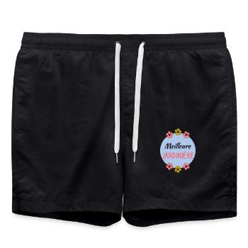 BONNE FÊTE. FÊTE DES MÈRES. FÊTE DES PÈRES. FÊTE - Short de bain - noir - Devant - AI Model Male 185 light (185cm)
